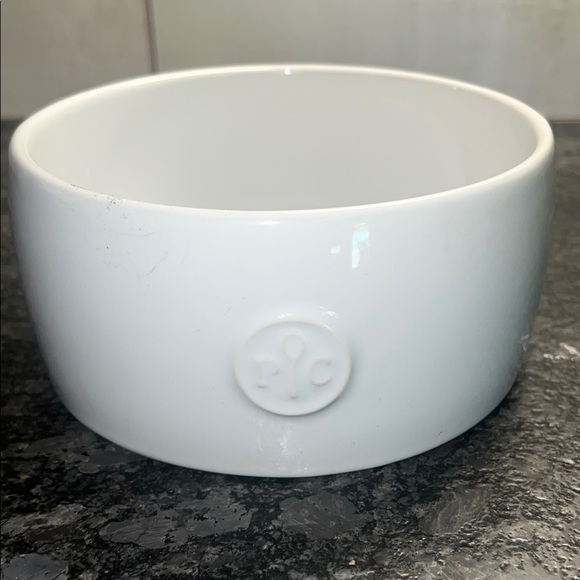 Pampered Chef Other - 6x3 Pampered Chef White Ceramic dog/cat Bowl. New without box